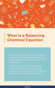 19 Sample Balancing Chemical Equations