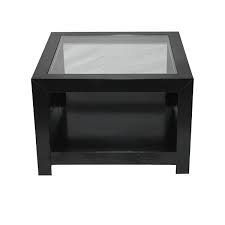 Black Painted Coffee Table With 6mm