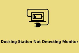 docking station not detecting monitor