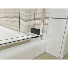 Kohler K 706003 L Shp Levity Frameless Sliding Bath Door With Crystal Clear Glass Bright Polished Silver