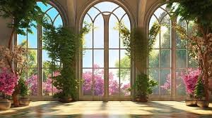 A Thriving Indoor Oasis 3d Ilration