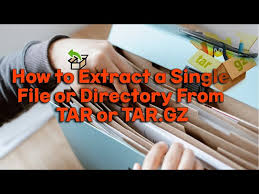 directory from tar or tar gz