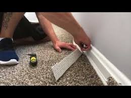 how to cut carpet to quarter round