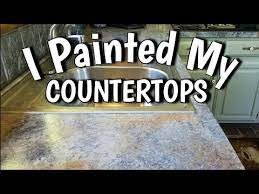 The best part is you will not spend granite can cost thousands, but the giani granite countertop paint is only $69.95! How To Paint Countertops Looks Like Slate 65 Diy Budget Friendly Kitchen Update Youtube