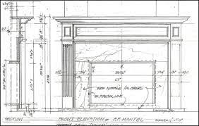 Fireplace Mantel Plans Architectural