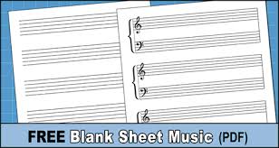 blank sheet free printable staff