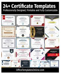 free certificate templates for ms word