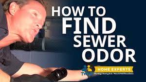 how to find a sewer odor you