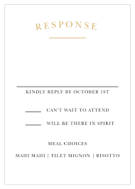Wedding Rsvp Cards Match Your Color Style Free Basic
