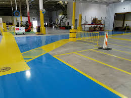 epoxy coatings give concrete floors a