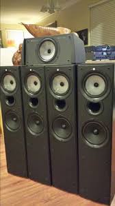 kef q55 tower speaker 4 pcs and kef q95