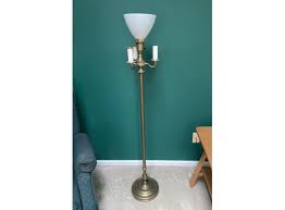 Vintage Torchiere Candelabra Floor Lamp