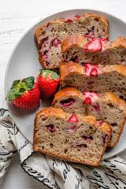 strawberry banana bread feelgoodfoo