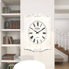 Distressed Old Town Wall Clock