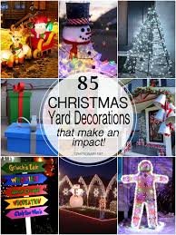 75 christmas yard decorations that make