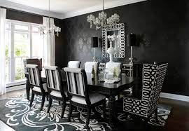 Timeless Black White Dining Room