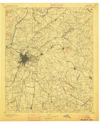 Amazon Com Yellowmaps Atlanta Ga Topo Map 1 125000 Scale