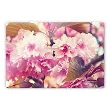 Acrylic Glass Vintage Cherry Blossoms