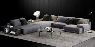 3d model poliform bristol sofa coffee