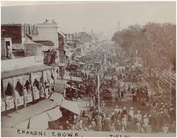 Chandni Chowk market, Delhi; Q 915.4 India Photograph Album, 1900,... |  Download Scientific Diagram