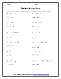 8th Grade Math Worksheets