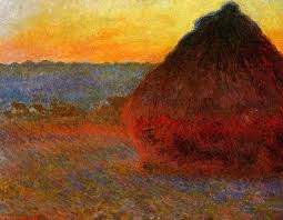 Haystacks By Claude Monet