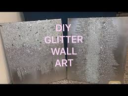 Diy Zgallarie Inspired Glitter Wall Art