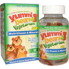 Hero Nutritional Products Yummi Bear Vitamin Mineral Vegetarien 90 Count