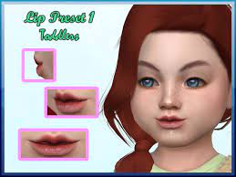 the sims resource toddler lip preset 1