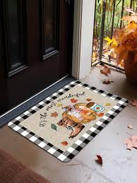 1pc halloween entrance door mat printed