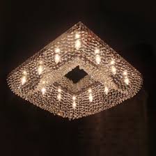 Clear K9 Chinese Crystal Pendant Lamp
