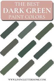 Dark Green Paint Color Ideas In 2023
