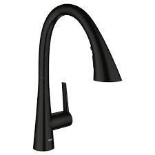 pull down kitchen faucet triple spray