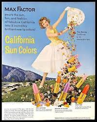 1960 max factor california sun colors
