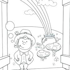 Girl Leprechaun Coloring Pages At Getcolorings Com Free Printable