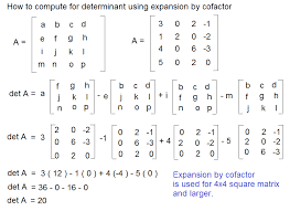 determinant 5 x 5 calculator