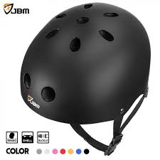 Buy Jbm Adult Skateboard Helmet Impact Resistance Ventilation For Multi Sports Black Online From Jbm Gear