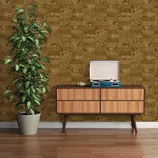 Mustertapeten bieten dir die möglichkeit, deinen wohnräumen einen ganz. Mustertapete Afrika Stil In Gold Braun Metallic