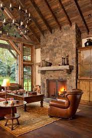 46 Stunning Rustic Living Room Design