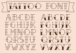 tattoo font vector art icons and