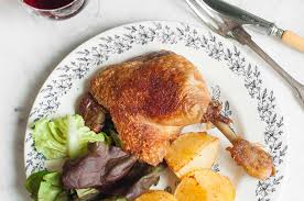 duck confit confit de canard with