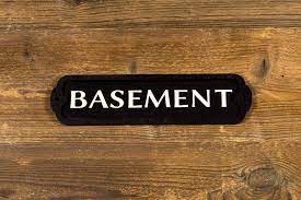 Basement Door Or Wall Sign Indoor Use