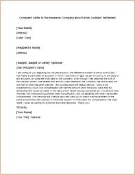Insurance Settlement Letters Writeletter2 Com