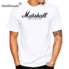 Marshall T Shirt Logo Amps Amplification Guitar Hero Hard