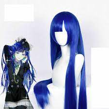 Houseki no Kuni Land of the Lustrous Blue Long Lapis lazuli Cosplay Wig @ |  eBay