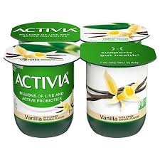 activia lowfat probiotic peach yogurt