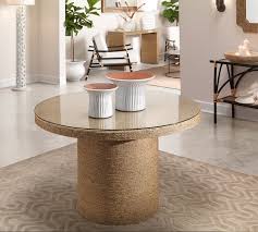 Jacobs Seagrass Round Bistro Table