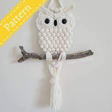 Owl Crochet Pattern Pdf File Wall