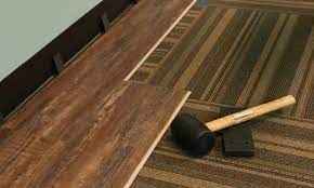 vinyl flooring over carpet