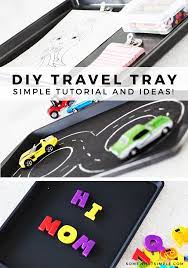 Diy Road Trip Travel Tray For Kids